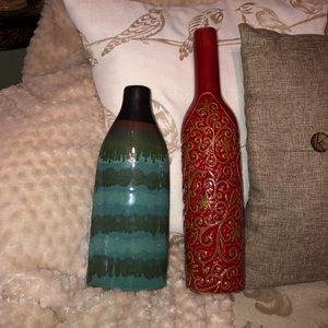Two Kirkland’s decor vases. $15 for both